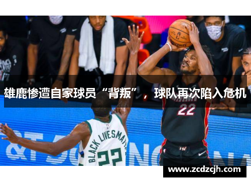 雄鹿惨遭自家球员“背叛”，球队再次陷入危机